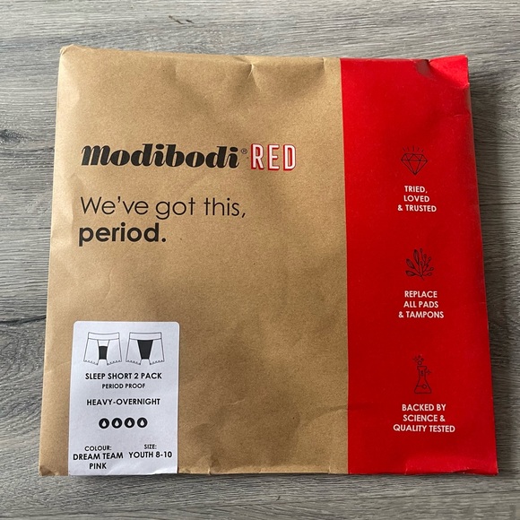 Modibodi Period Proof Sleep Short 2 Pack - Picture 4 of 5